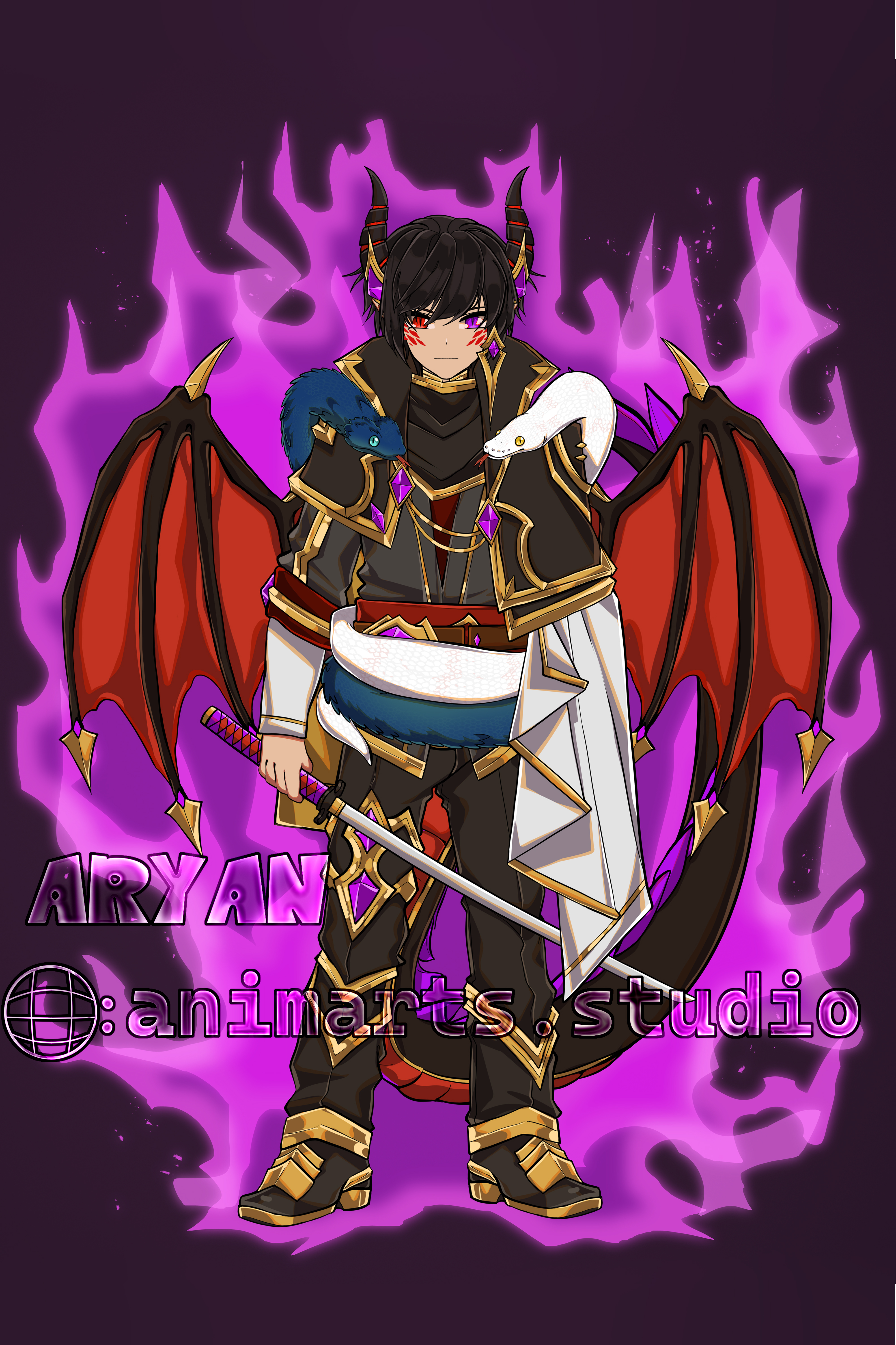 Dragon Daemon — Live2D VTuber by AnimArts